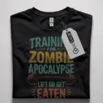 training for zombie apocalypse shirt