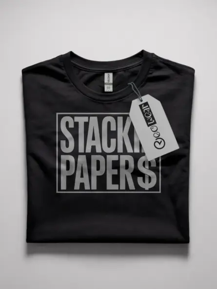 urban money graphic t-shirt