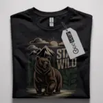 vintage bear stay wild t-shirt