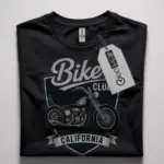 vintage biker club t-shirt