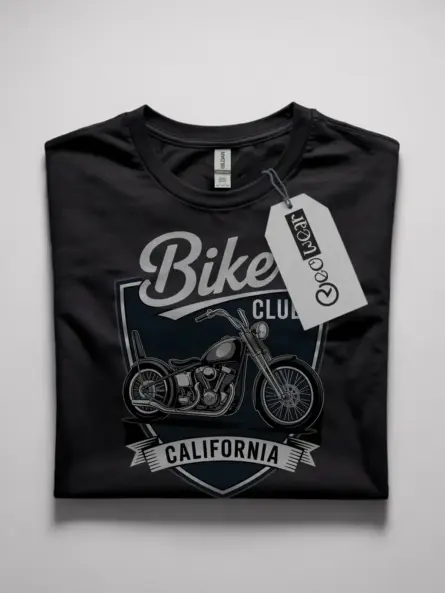 vintage biker club t-shirt