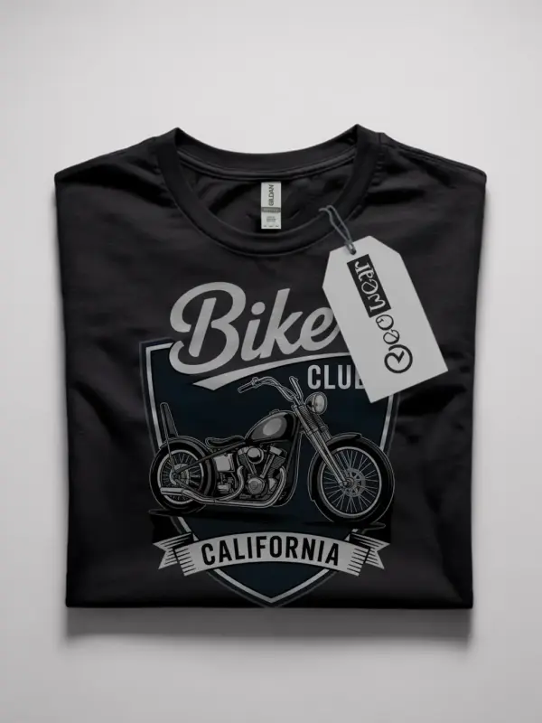 vintage biker club t-shirt