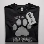 vintage crazy dog lady shirt