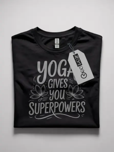 yoga gives you superpowers t-shirt