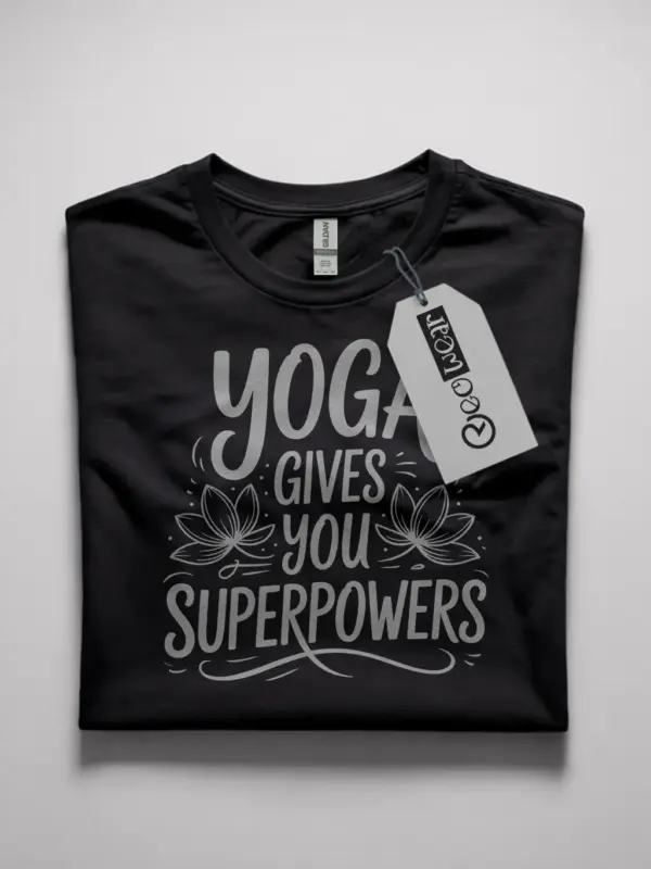 yoga gives you superpowers t-shirt