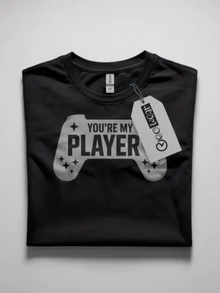 You're My Player 1 Gamer Couple Player 1 T-Shirt - Image 4
