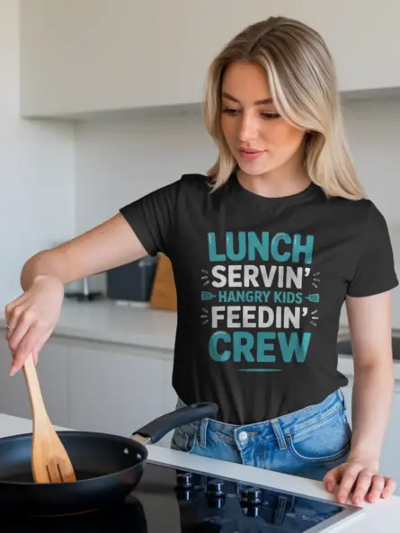 Cafeteria Crew T-Shirt for Lunch Staff - Image 3