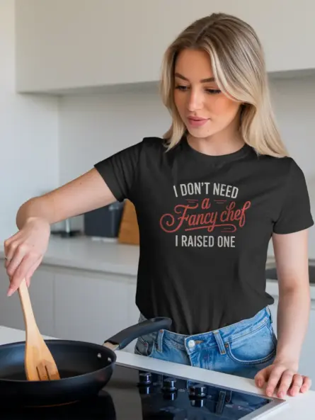 Chef Parent Gift T-Shirt with Supportive Quote - Image 6