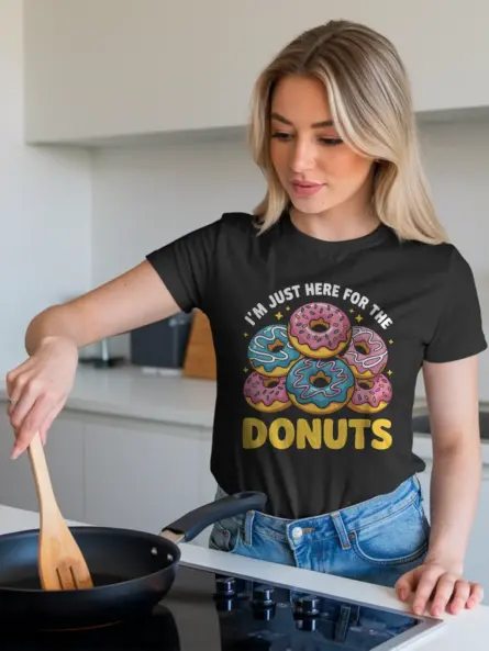Donut Lover Streetwear T-Shirt - Image 3