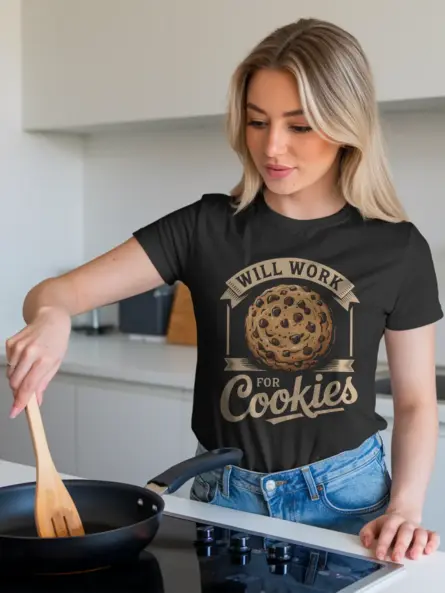 Hilarious Cookie Lover T-Shirt for Bakers - Image 2