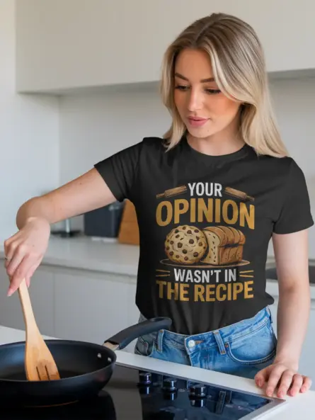 Savage Funny Opinion Baking T-Shirt for Chefs - Image 3