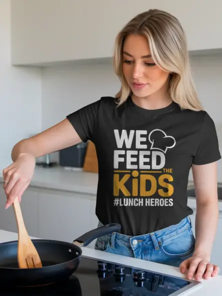Proud Lunch Hero T-Shirt for Cafeteria Staff - Image 3