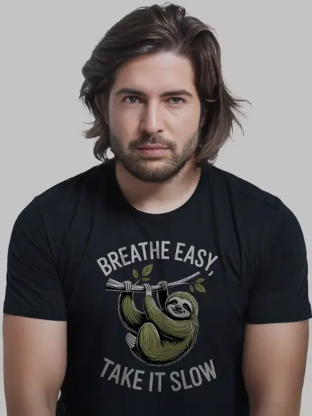 Sloth Relaxation Shirt – Calming Animal Tee for Mindful Living - Image 12
