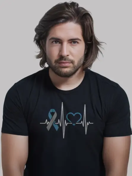 Heartbeat Diabetes Ribbon Shirt – Bold Awareness Tee for Nurses & Supporters - Image 6