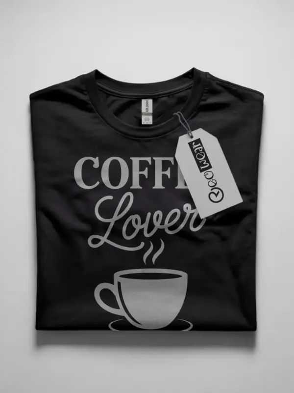 Black Better Coffee! LESS Bucks! affordable coffee lover tee front view