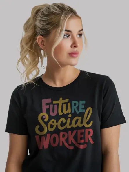 Future Social Worker T-Shirt for Students & Interns - Image 3