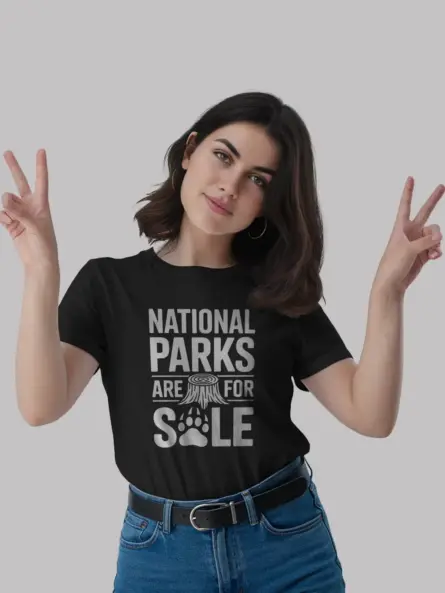 National Parks Are Not for Sale Shirt – Powerful Eco Protest Tee - Image 3