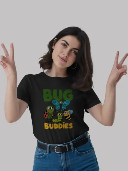 Bug T Shirt Kids – Cute “Bug Buddies” Insect Friends Tee - Image 3