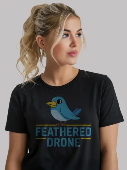 Funny Bird Drone T-Shirt for Tech Enthusiasts - Image 6