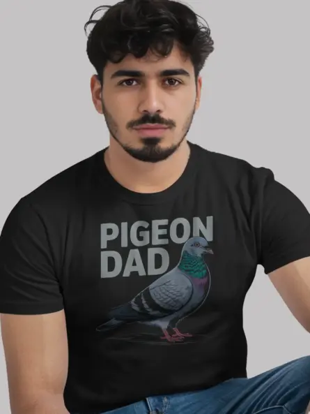 funny pigeon dad t-shirt for bird lovers