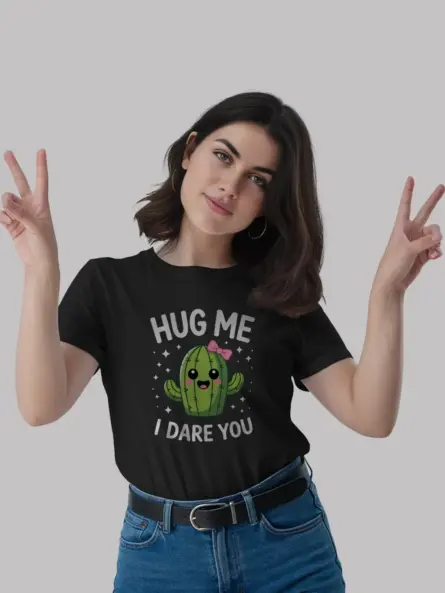 Hug Me I Dare You T-Shirt - Image 2