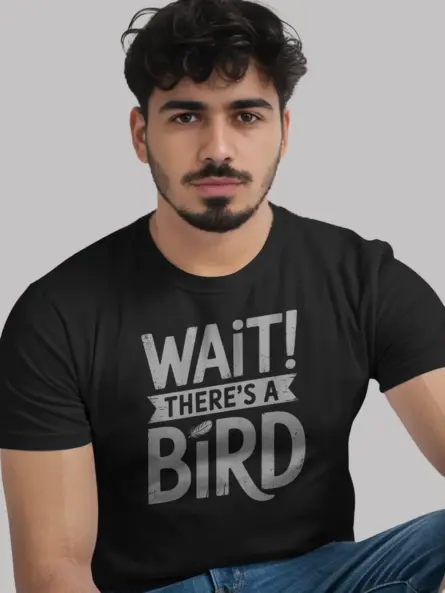 Wait There’s A Bird T-Shirt – Funny Bird Watcher Tee for Introverts & Nature Lovers - Image 6
