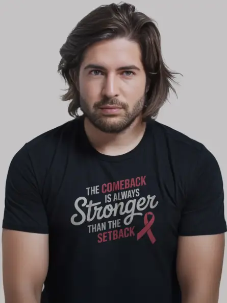 The Comeback Is Always Stronger Than the Setback Shirt – Empowering Grunge Tee - Image 3