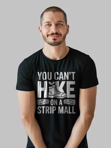 Environmental Hiking Shirt – Bold Earth Day Statement Tee - Image 3