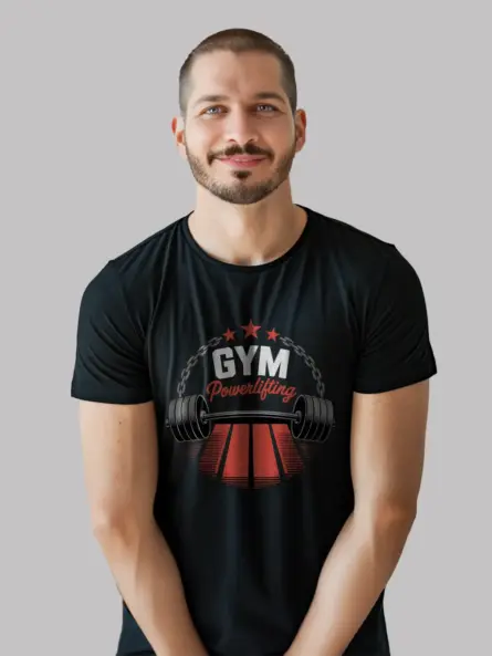 Powerlifting T Shirt – Retro Gym Strength Tee for Hardcore Lifters - Image 3