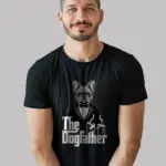 Black Shirt The Dog Father dog father shirt front view