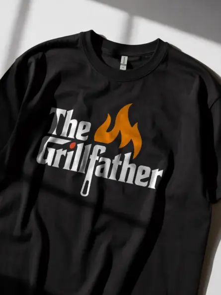black grillfather t shirt for dad lifestyle BBQ cookout