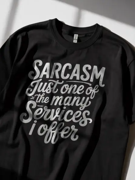 black sarcasm just one of the many shirt lifestyle teen humor tee