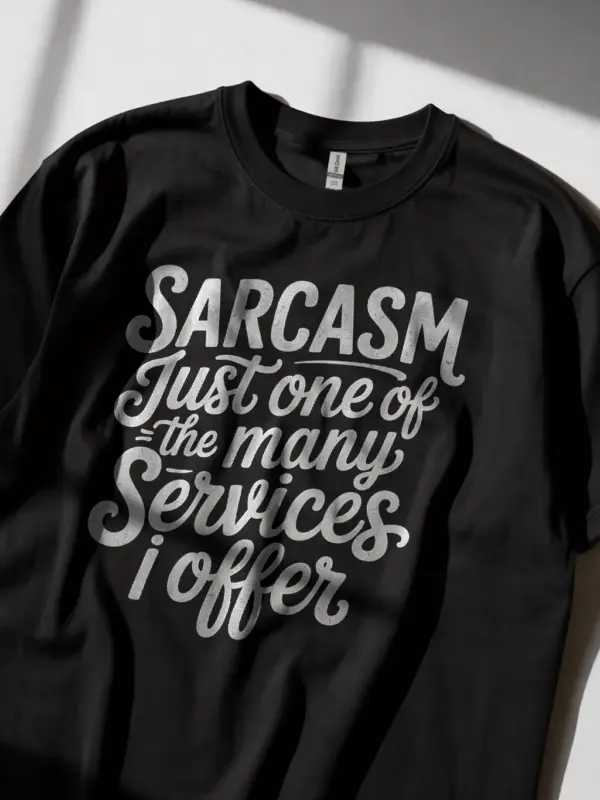 black sarcasm just one of the many shirt lifestyle teen humor tee