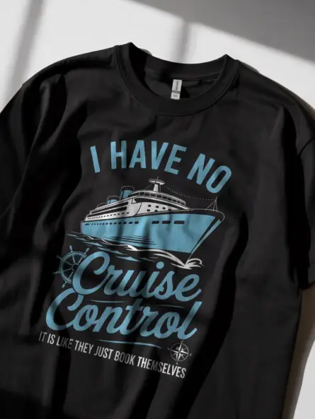 Black Shirt I Have No Cruise Control Funny Cruise Shirt for Travelers