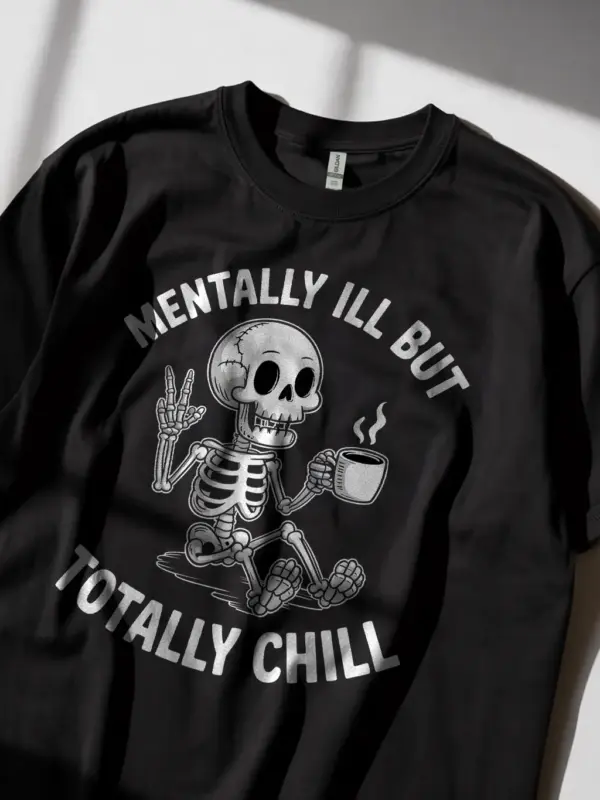 black-lifestyle-mentally-ill-but-totally-chill-funny-mental-health-coffee-t-shirt
