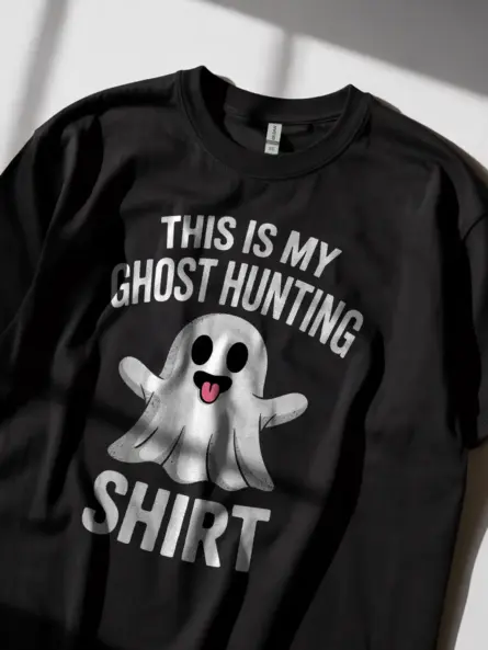 Cute Ghost Hunting Shirt – Funny Halloween Tee for Paranormal Fans - Image 2