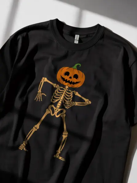 Epic Dancing Pumpkin Skeleton Shirt for Halloween - Image 8