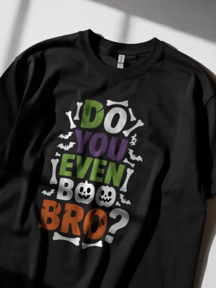 Epic Do You Even Boo Bro Shirt – Funny Halloween Gym Tee - Image 2