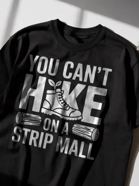 Environmental Hiking Shirt – Bold Earth Day Statement Tee - Image 2