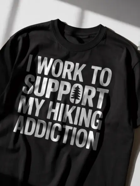 Hiking Addict Shirt – Funny Trail Obsession Tee for Workers - Image 5