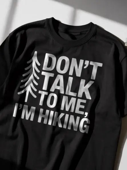 Bold Introvert Hiking T-Shirt for Solo Trail Lovers - Image 2