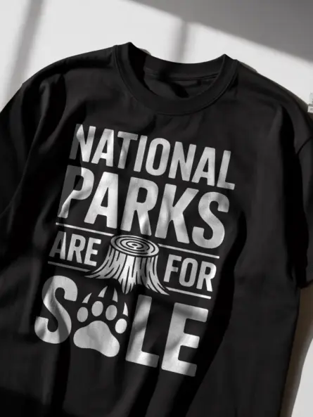 National Parks Are Not for Sale Shirt – Powerful Eco Protest Tee - Image 2
