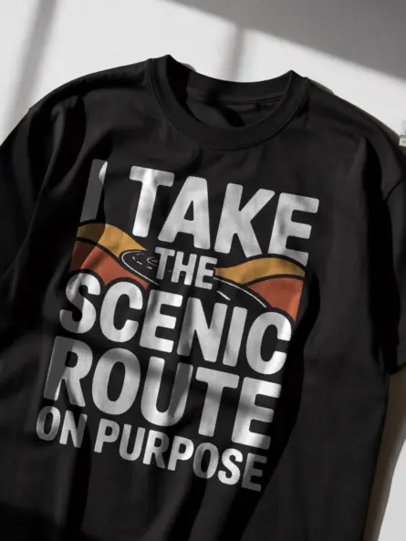 Bold Road Trip Shirt – Take the Scenic Route in Style - Image 2