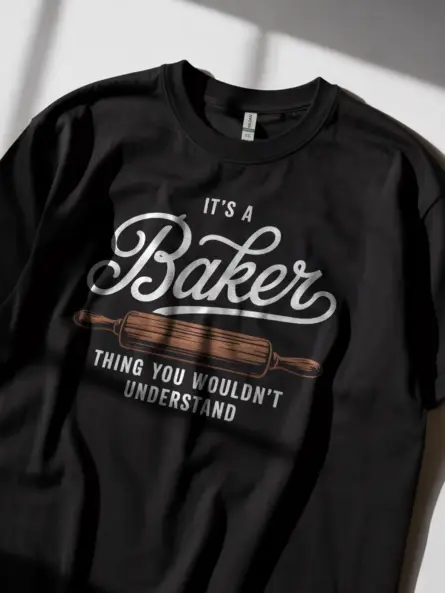 Baker Thing T-Shirt – Rolling Pin Graphic Tee - Image 2