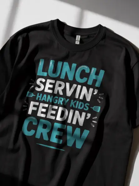 Cafeteria Crew T-Shirt for Lunch Staff - Image 2