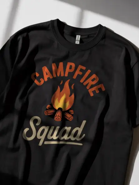 Campfire Squad Vintage T-Shirt - Image 2
