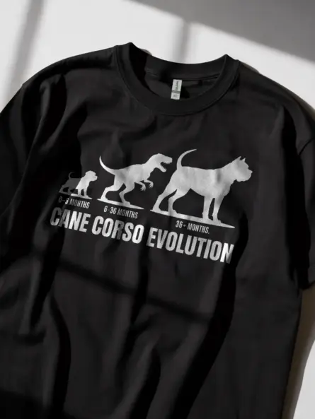Hilarious Cane Corso Evolution Shirt – Funny Dog Growth Tee - Image 5