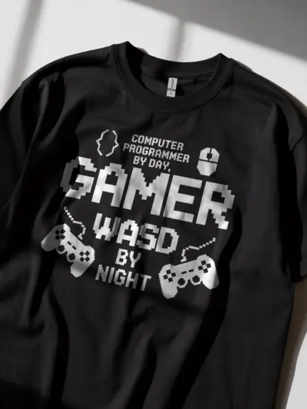 Epic Programmer by Day Gamer by Night T-Shirt - Image 5
