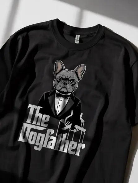 Dog Father Shirt – Funny French Bulldog Parody Gift Tee for Men - Image 2