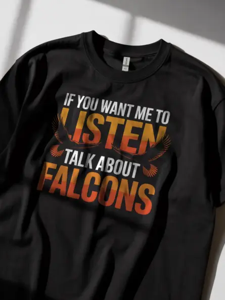 Bold Falcon Enthusiast T-Shirt for Bird Lovers - Image 2